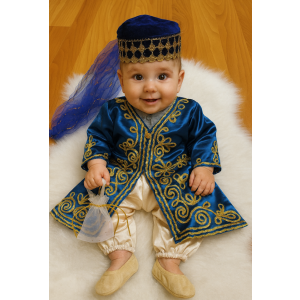 Mavi bebek bindallı takımı